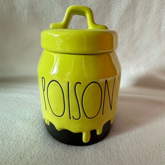 POISON drippy oozed baby canister by Rae Dunn New Unused 🇺🇸 - Picture 1 of 6